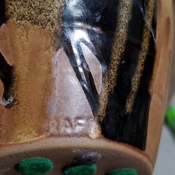 MCM Robert Maxwell Drip Jar Pottery Marked Treasure Craft w/ Tennessee on Bottom - Picture 12 of 12